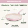 GreenPan Rio Advanced 16pc Ceramic Nonstick Cookware Set, Pink