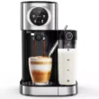 Kismile Espresso Machine 20Bar, Cappuccino Machine with Automatic Milk Frother