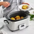 GreenPan Elite 6qt Slow Cooker, Cream