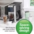 Hamilton Beach 12c FlexBrew 5 in 1 Drip Coffee Maker Black: 12 Cup Programmable & Single Serve, 1200W, Ground & Capsule Use