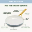 GreenPan (10" and 12") Reserve Pro Ceramic Nonstick Frypan Set, Glacier