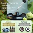 Car Air Freshener Diffuser, Essential Oil Compatible Interior Accessory