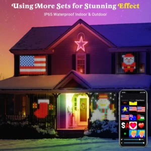 400 LED Smart Curtain String Lights with App & Remote Control, Music Sync, Waterproof Fairy Lights for Indoor/Outdoor Decor
