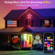 400 LED Smart Curtain String Lights with App & Remote Control, Music Sync, Waterproof Fairy Lights for Indoor/Outdoor Decor
