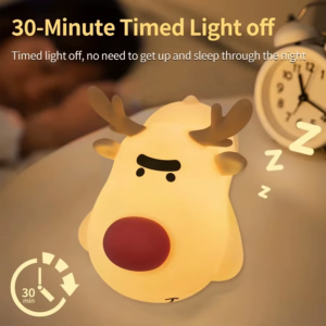 GGBEE LED Animal Night Light, Rechargeable Dimmable Silicone Nursery Lamp for Kids Bedroom GGBEE LED Animal Night Light, Rechargeable Dimmable Silicone Nursery Lamp for Kids Bedroom