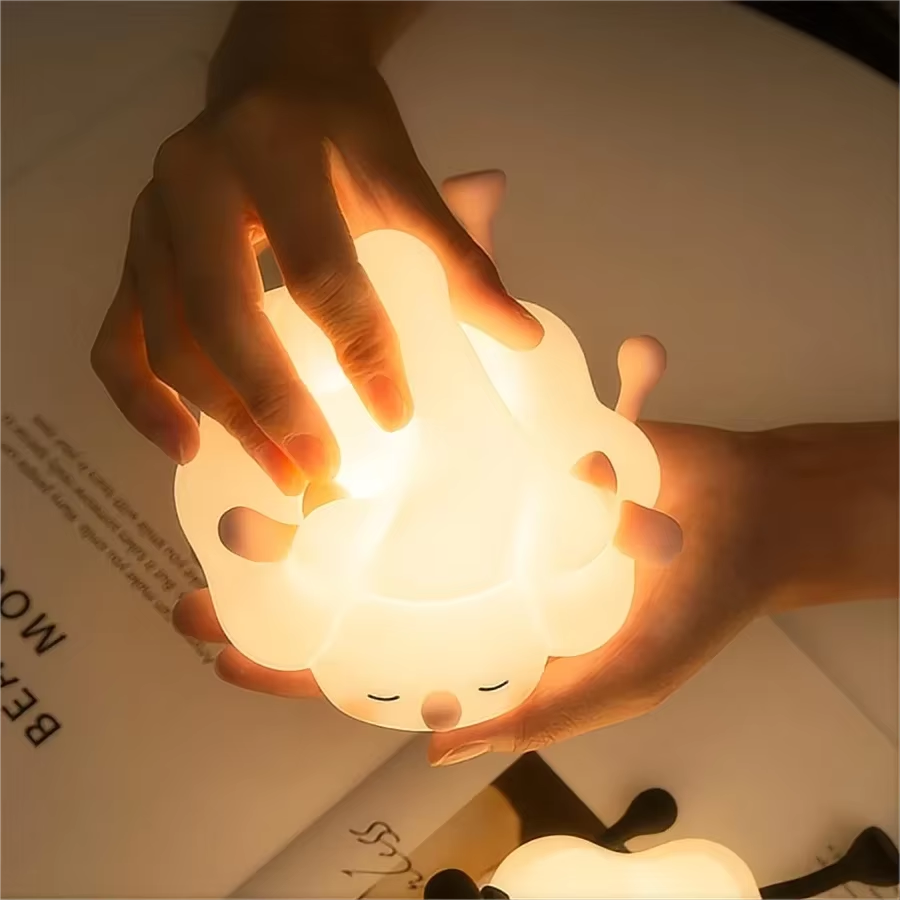 GGBEE LED Animal Night Light, Rechargeable Dimmable Silicone Nursery Lamp for Kids Bedroom GGBEE LED Animal Night Light, Rechargeable Dimmable Silicone Nursery Lamp for Kids Bedroom - Image 3