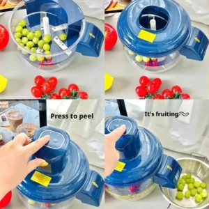 Automatic Electric Grape Peeler, Hands-Free Fruit Skin Remover