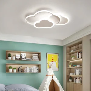 Cloud LED Ceiling Lamp 22" – Modern Minimalist Ceiling Light for Living Room, Bedroom, Kids Room (52cm)