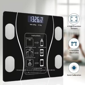 Intelligent Digital Body Scale with Backlit LED Display, 400 lb Capacity Intelligent Digital Body Scale with Backlit LED Display, 400 lb Capacity