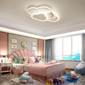 Cloud LED Ceiling Lamp 22" – Modern Minimalist Ceiling Light for Living Room, Bedroom, Kids Room (52cm)