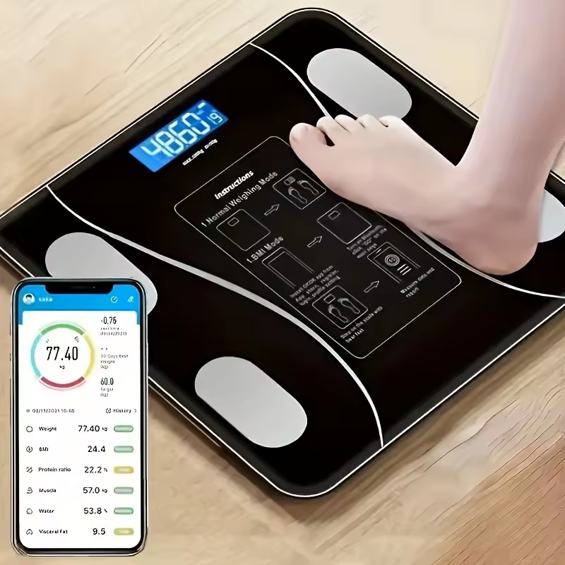 Intelligent Digital Body Scale with Backlit LED Display, 400 lb Capacity Intelligent Digital Body Scale with Backlit LED Display, 400 lb Capacity - Image 2
