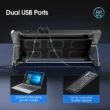 Laptop Cooling Pad for 15.6–17.3 Inch Laptops with 6 Quiet Fans