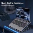 Laptop Cooling Pad for 15.6–17.3 Inch Laptops with 6 Quiet Fans