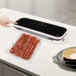 Automatic Food Vacuum Sealer Machine 100W - Dry & Moist Mode Sealing System for Food Preservation - Compact Design