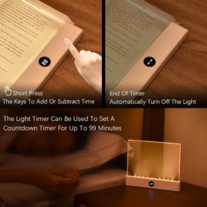 Portable LED Reading Light Bookmark – Bedside Book Lamp for Home, Study, or Travel