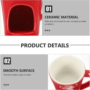 Double-Wall Heat-Resistant Ceramic Cup for Coffee and Beverages Double-Wall Heat-Resistant Ceramic Cup for Coffee and Beverages