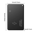 Waterproof Wireless Charging Item Locator – Works with Apple Find My App for Luggage, Bags, and Travel Accessories