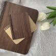 LED Wooden Book Lamp, USB Foldable Reading Light