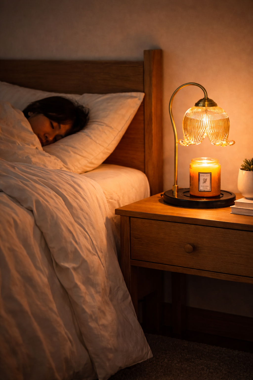 Tulip Flower Warm Light Bedside Lamp – French Style Ambient Table Lamp for Bedroom Home Decor Tulip Flower Warm Light Bedside Lamp – French Style Ambient Table Lamp for Bedroom Home Decor - Image 2