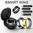 Smart Ring with Heart Rate, Blood Oxygen and Sleep Monitoring – IP68 & 5ATM Waterproof Fitness Tracker with Multi-Sport Modes