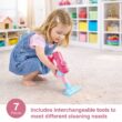 Kids Toy Vacuum Cleaner with Light & Music – Pretend Play Cleaning Toy, Educational Housework Simulation Gift