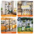 Double-Sided Wire Gridwall Display Panels with Hooks
