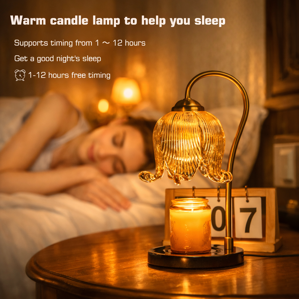 Tulip Flower Warm Light Bedside Lamp – French Style Ambient Table Lamp for Bedroom Home Decor Tulip Flower Warm Light Bedside Lamp – French Style Ambient Table Lamp for Bedroom Home Decor - Image 4