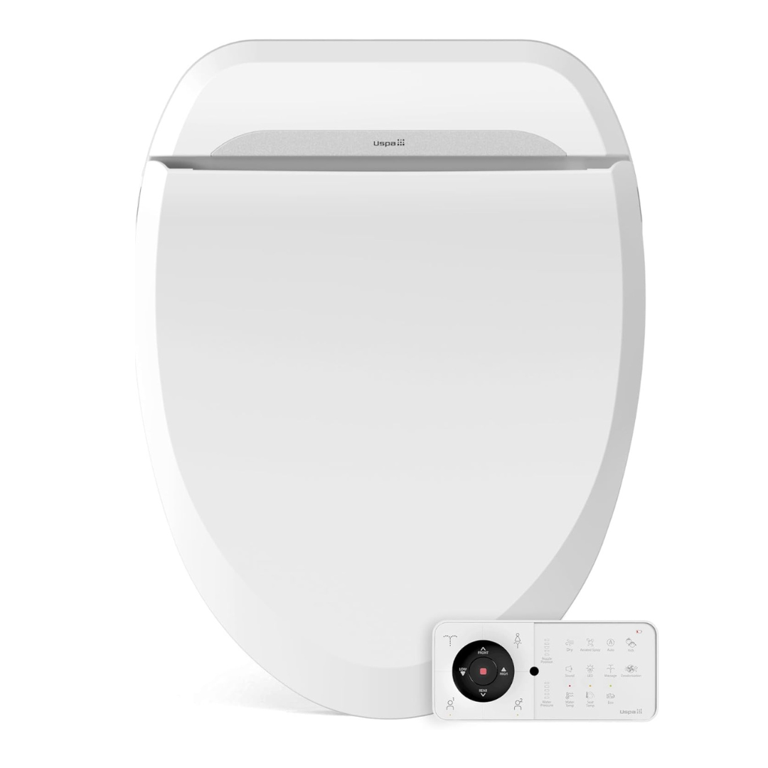 Bio Bidet USPA PRO Modern Bidet Seat, Warm Water, Heated Seat & Dryer, Remote Control, Elongated Bio Bidet USPA PRO Modern Bidet Seat, Warm Water, Heated Seat & Dryer, Remote Control, Elongated