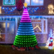 Smart RGB Christmas Tree Lights with App & Remote Control – 400 LED String Lights with Music Sync and Timer