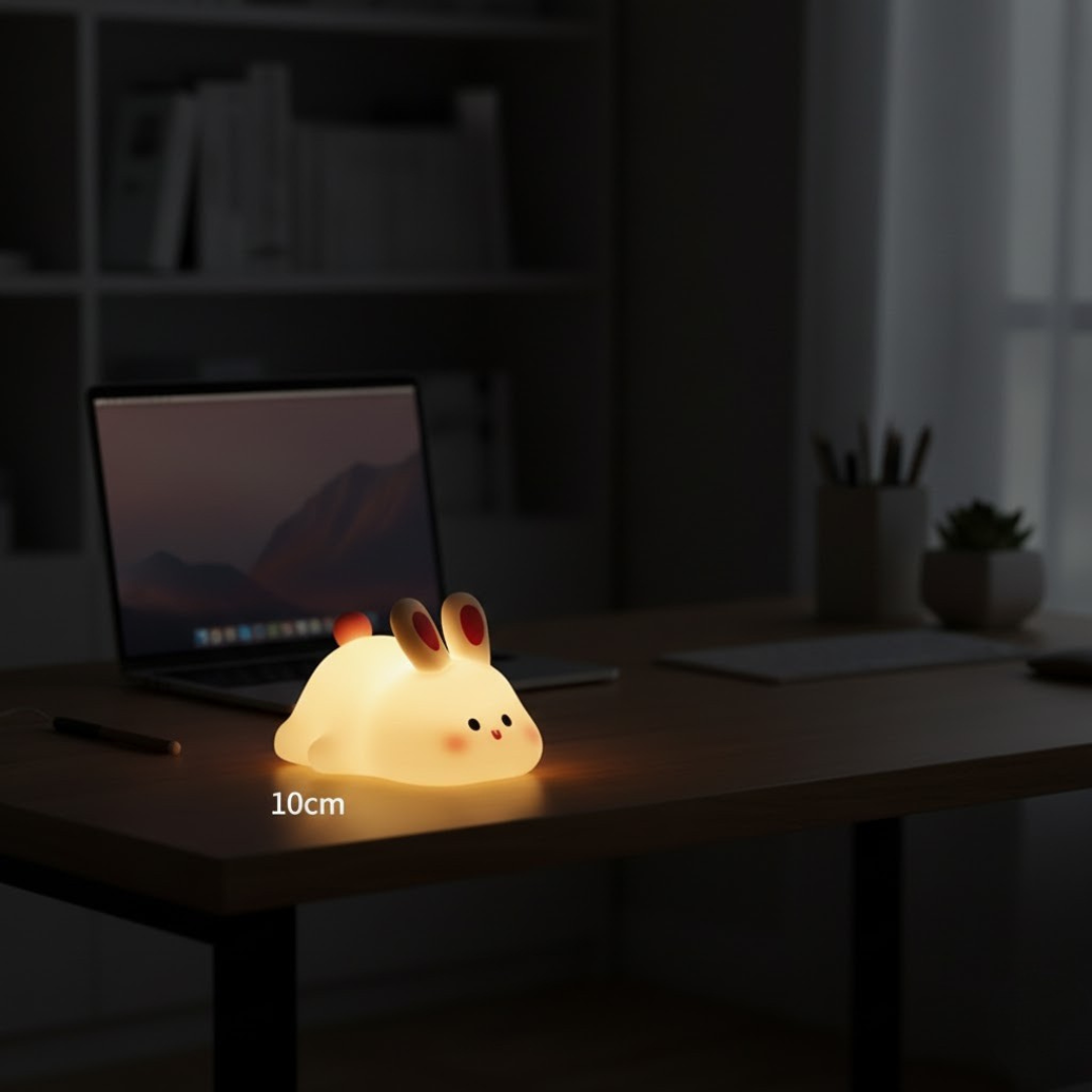 GGBEE LED Animal Night Light, Rechargeable Dimmable Silicone Nursery Lamp for Kids Bedroom GGBEE LED Animal Night Light, Rechargeable Dimmable Silicone Nursery Lamp for Kids Bedroom - Image 2