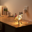 3D Cute Dog LED Night Light – USB Powered Resin Animal Lamp for Bedroom and Home Decor