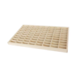 80-Grid Wooden Display Shelf for 1/64 Diecast Cars – Hot Wheels & Matchbox Toy Storage Organizer
