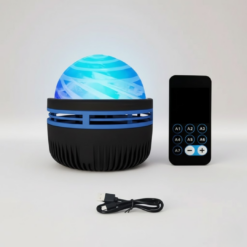 Aurora Borealis LED Star Projector Night Light with Remote Control and 7 Lighting Effects