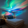 Aurora Borealis LED Star Projector Night Light with Remote Control and 7 Lighting Effects