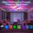 Aurora Borealis LED Star Projector Night Light with Remote Control and 7 Lighting Effects
