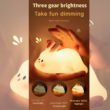 GGBEE LED Animal Night Light, Rechargeable Dimmable Silicone Nursery Lamp for Kids Bedroom GGBEE LED Animal Night Light, Rechargeable Dimmable Silicone Nursery Lamp for Kids Bedroom