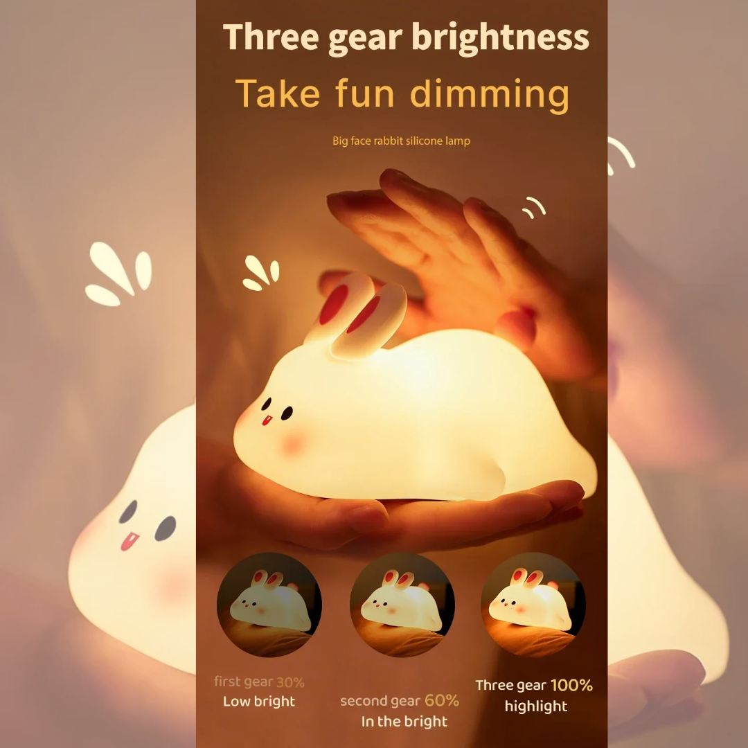 GGBEE LED Animal Night Light, Rechargeable Dimmable Silicone Nursery Lamp for Kids Bedroom GGBEE LED Animal Night Light, Rechargeable Dimmable Silicone Nursery Lamp for Kids Bedroom - Image 13