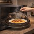 Microwave Splash Cover, Heat Resistant Food Cover with Steam Vent
