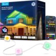 Govee Permanent Outdoor Lights 2, 50ft RGBIC Outdoor Lights with 36 LED Lights, IP67 Waterproof, 100 Scene Modes with 40lm White for Outdoor Decorations, Works with Alexa, Google Assistant, White