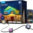 Govee Permanent Outdoor Lights 2, 50ft RGBIC Outdoor Lights with 36 LED Lights, IP67 Waterproof, 100 Scene Modes with 40lm White for Outdoor Decorations, Works with Alexa, Google Assistant, Black