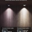 Govee Permanent Outdoor Lights 2, 50ft RGBIC Outdoor Lights with 36 LED Lights, IP67 Waterproof, 100 Scene Modes with 40lm White for Outdoor Decorations, Works with Alexa, Google Assistant, Black