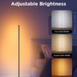 Govee RGBIC Floor Lamp Basic, LED Corner Lamp Works with Alexa, 1000 Lumen Smart Modern Floor Lamp with Music Sync and 16 Million DIY Colors, Color Changing Standing Lamp for Bedroom Living Room Black