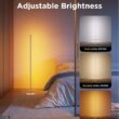 Govee RGBIC Floor Lamp Basic, LED Corner Lamp Works with Alexa, 1000lm Modern Floor Lamp with Music Sync and 16 Million DIY Colors, Color Changing Standing Lamp for Bedroom Living Room