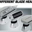 Platinum Pro by MANGROOMER New Back Shaver with 3 Shock Absorber Flex Heads, Power Hinge, Extreme Reach Handle & Bonus Case! (Generation 8.0), 4 Piece Set