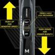 MANGROOMER - INTELLIMAX PRO - New Back Shaver with 2 Shock Absorber Flex Heads, Power Hinge, Extreme Reach Handle and Advanced 2.7