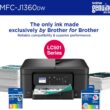 Brother Work Smart 1360 Wireless Color Inkjet All-in-One Printer with Automatic Duplex Printing and 1.8” Color Display | Includes Refresh Subscription Trial(1) (MFC-J1360DW) (Uses LC501 Series Inks)