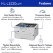 Brother Color Laser Printer with Wireless Printing Fast 19 PPM Output, Duplex Feature, Mobile Device Compatible (HL-L3220CDW) Brother Color Laser Printer with Wireless Printing Fast 19 PPM Output, Duplex Feature, Mobile Device Compatible, 250-Sheet Paper Tray for Professional Home Office Printing (HL-L3220CDW)