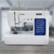 Brother CS7000X Computerized Sewing and Quilting Machine, 70 Built-in Stitches, LCD Display, Wide Table, 10 Included Feet, White