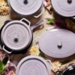 STAUB Cast Iron 11-inch Traditional Deep Skillet - Lilac