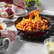 Staub Cast Iron 11-inch Traditional Skillet - Grenadine, Made in France